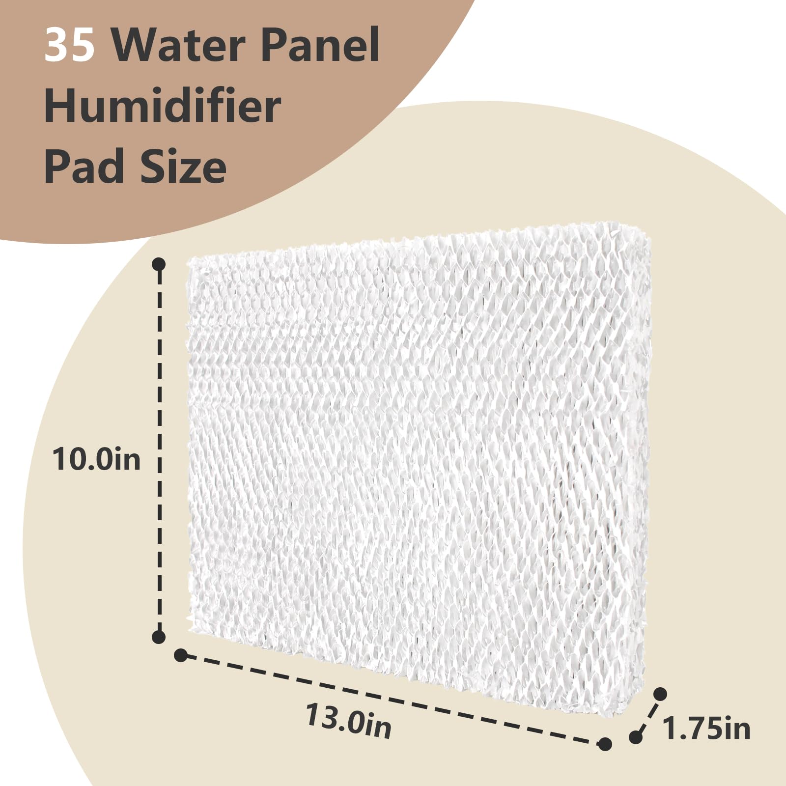 Sxkxm Water Panel 35 Humidifier Filter Pad Replacement for Lennox X2661 Humidifier Models HCWB3-17 HCWB2-17 HCWP2-18 HCWP3-18 WB2-17 WB3-17 WP2-18 WP3-18 2 Pack