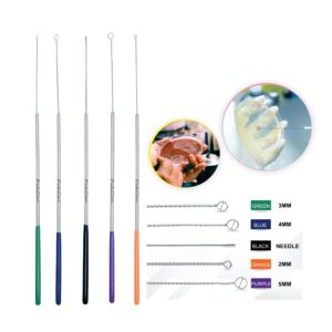 PakCan Reusable Inoculating Loops Set - Cell Streaking Tools Perfect for Bacteria Cell Tissue Culture (5 Pack)