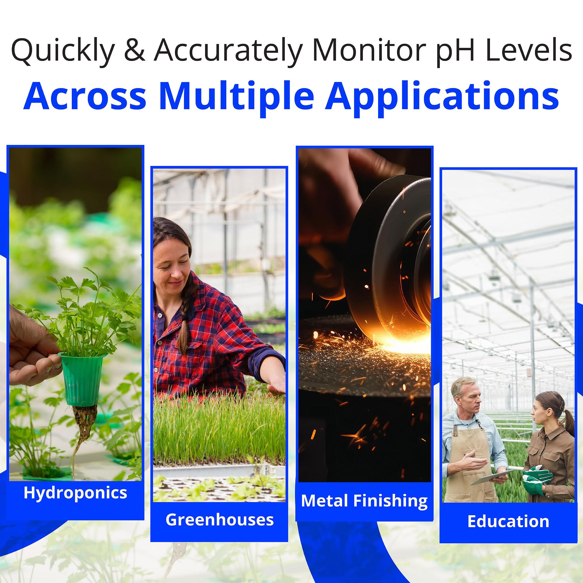 bluelab Guardian Monitor Inline Wi-Fi for Real-time pH, Temperature, and Conductivity (TDS/PPM) Measurements in Water with Calibration, 3-1 Digital Nutrient Meter for Inline Dosing Systems