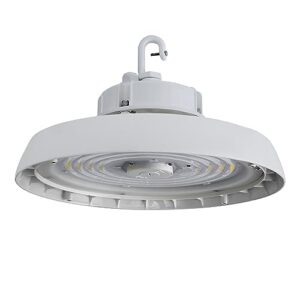 Metalux 13 in. Round 400-Watt Equivalent Integrated LED White High Bay Light