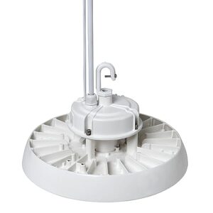 Metalux 13 in. Round 400-Watt Equivalent Integrated LED White High Bay Light