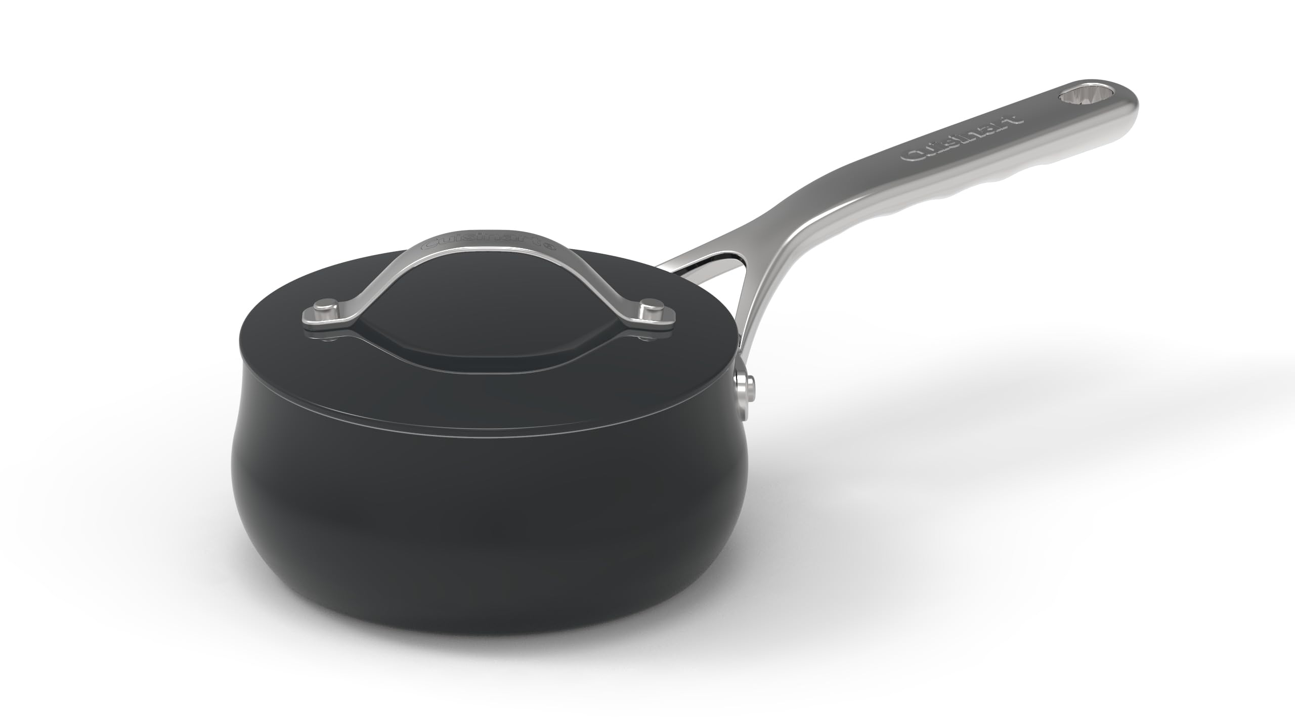 Cuisinart Culinary Collection Nonstick 1 Qt. Saucepan + Cover, Black