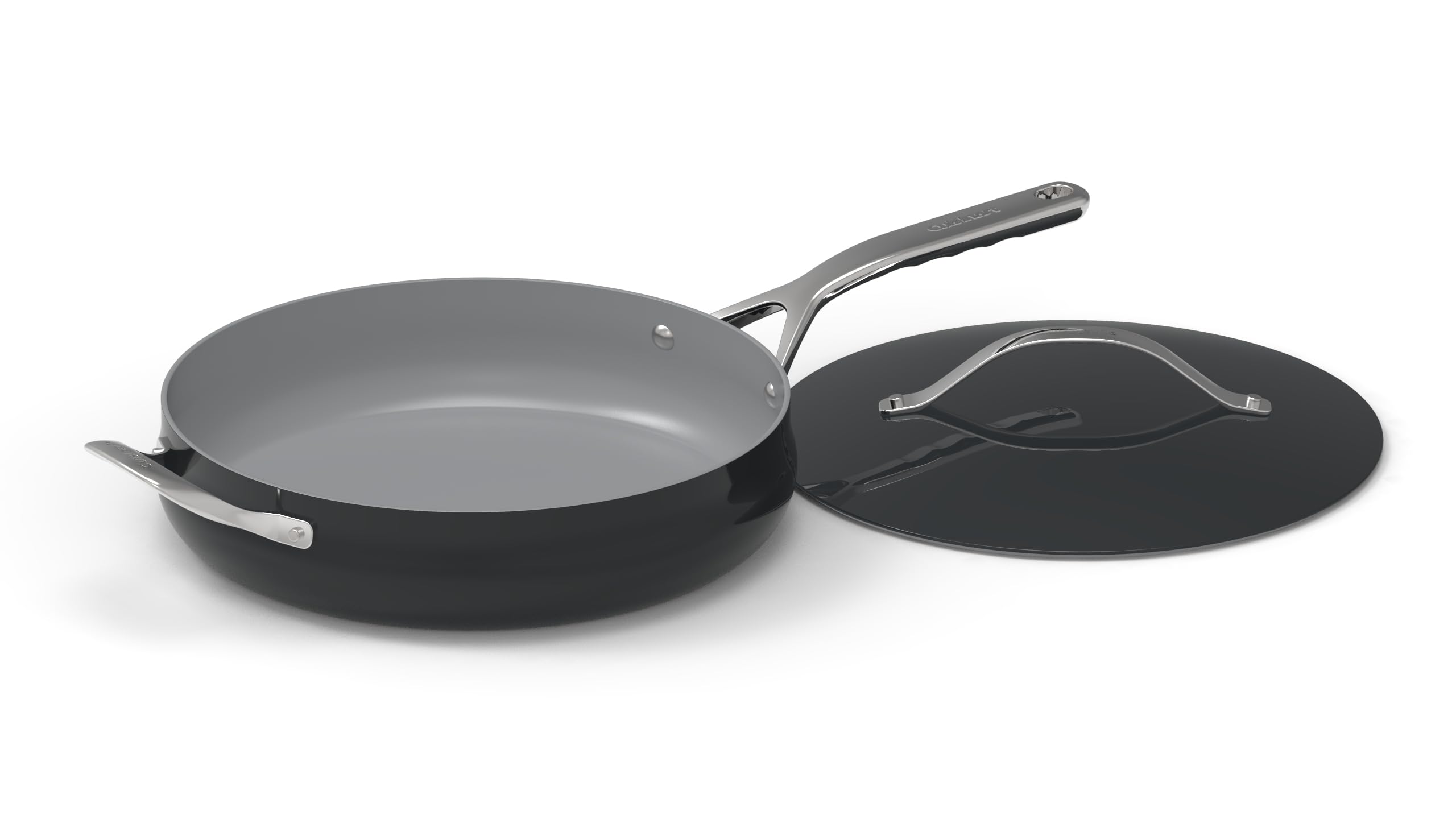 Cuisinart Culinary Collection Nonstick Cookware 4.5 Qt. Sauté Pan + Helper Handle + Cover, Black