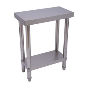 stainless steel table for prep & work, heavy duty prep table with bottom shelf commercial kitchen work table for kitchen restaurant hotel