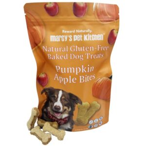 Marcy's Pet Kitchen- All Natural, Crunchy, Pumpkin Biscuit Dog Treats - Homemade - Crunchy Approved- Vegan, Gluten Free, Human Grade Ingredients, Made in The USA, Healthy Pumpkin Dog Treats