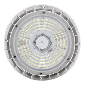 Metalux 13 in. Round 400-Watt Equivalent Integrated LED White High Bay Light