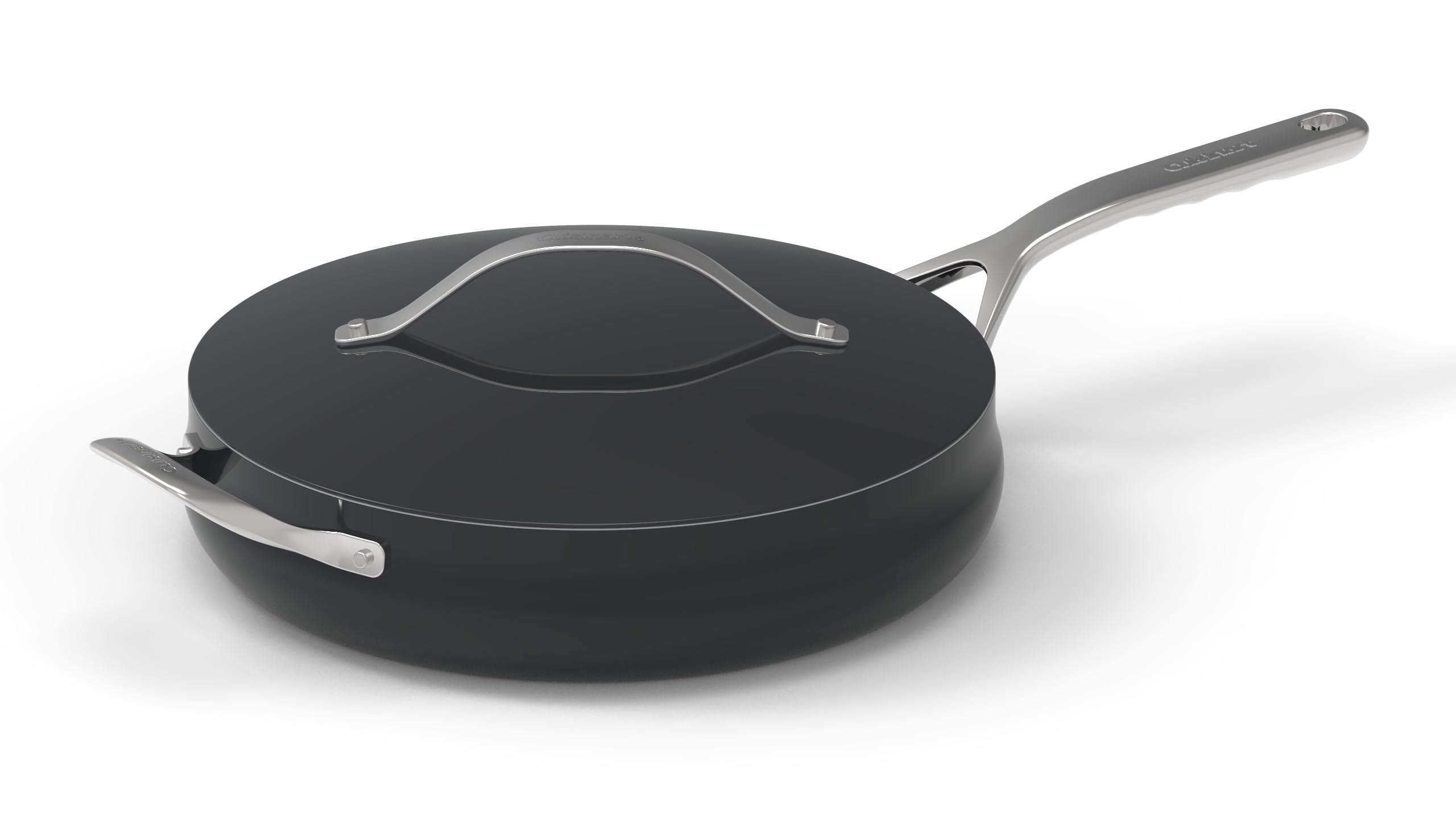 Cuisinart Culinary Collection Nonstick Cookware 4.5 Qt. Sauté Pan + Helper Handle + Cover, Black