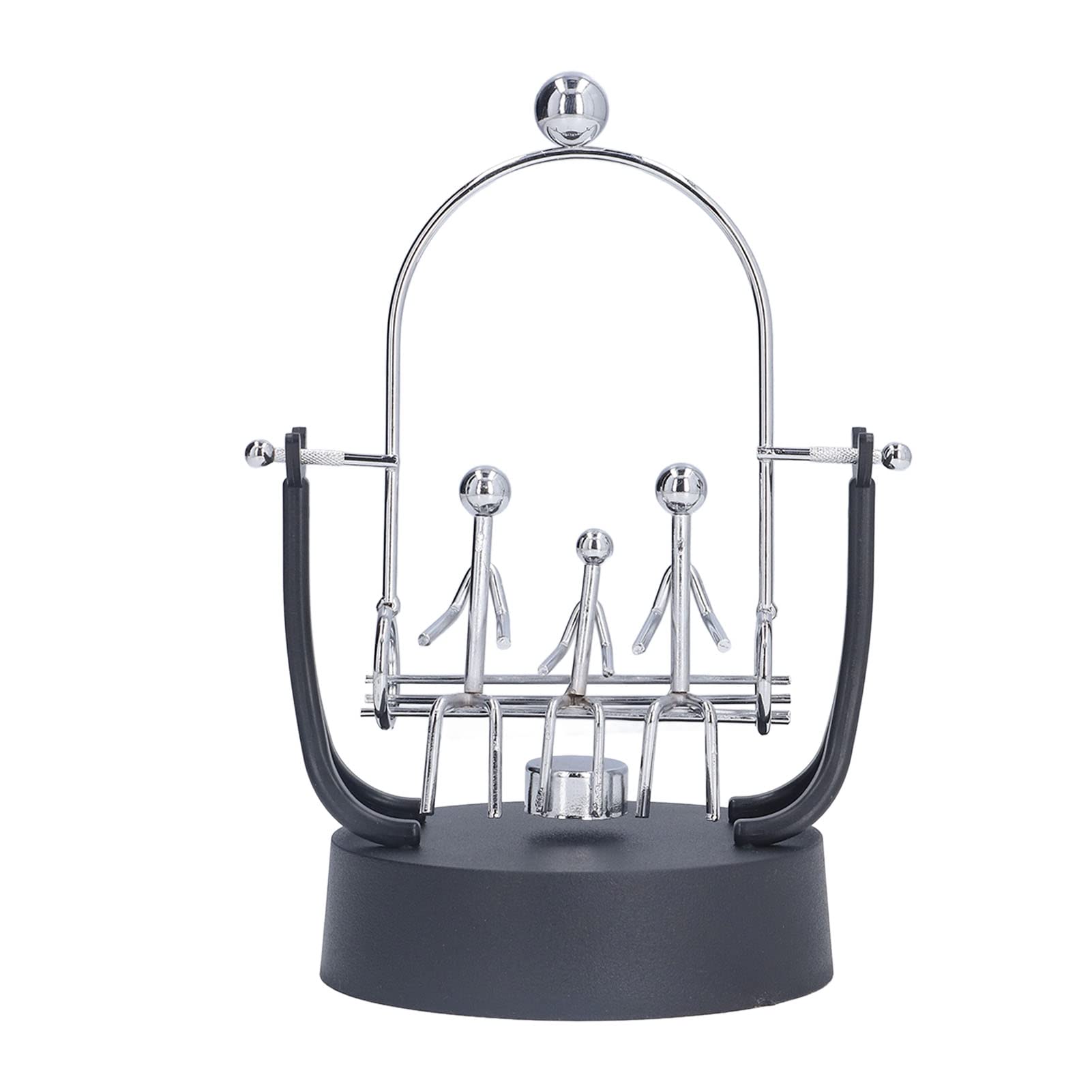 Perpetual Motion Desk Toy Noiseless Swinging Desk Sculpture Silent Motion Office Decor Endless Motion Desk Ornament for Desktop Decorations