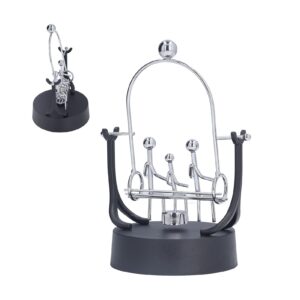 Perpetual Motion Desk Toy Noiseless Swinging Desk Sculpture Silent Motion Office Decor Endless Motion Desk Ornament for Desktop Decorations