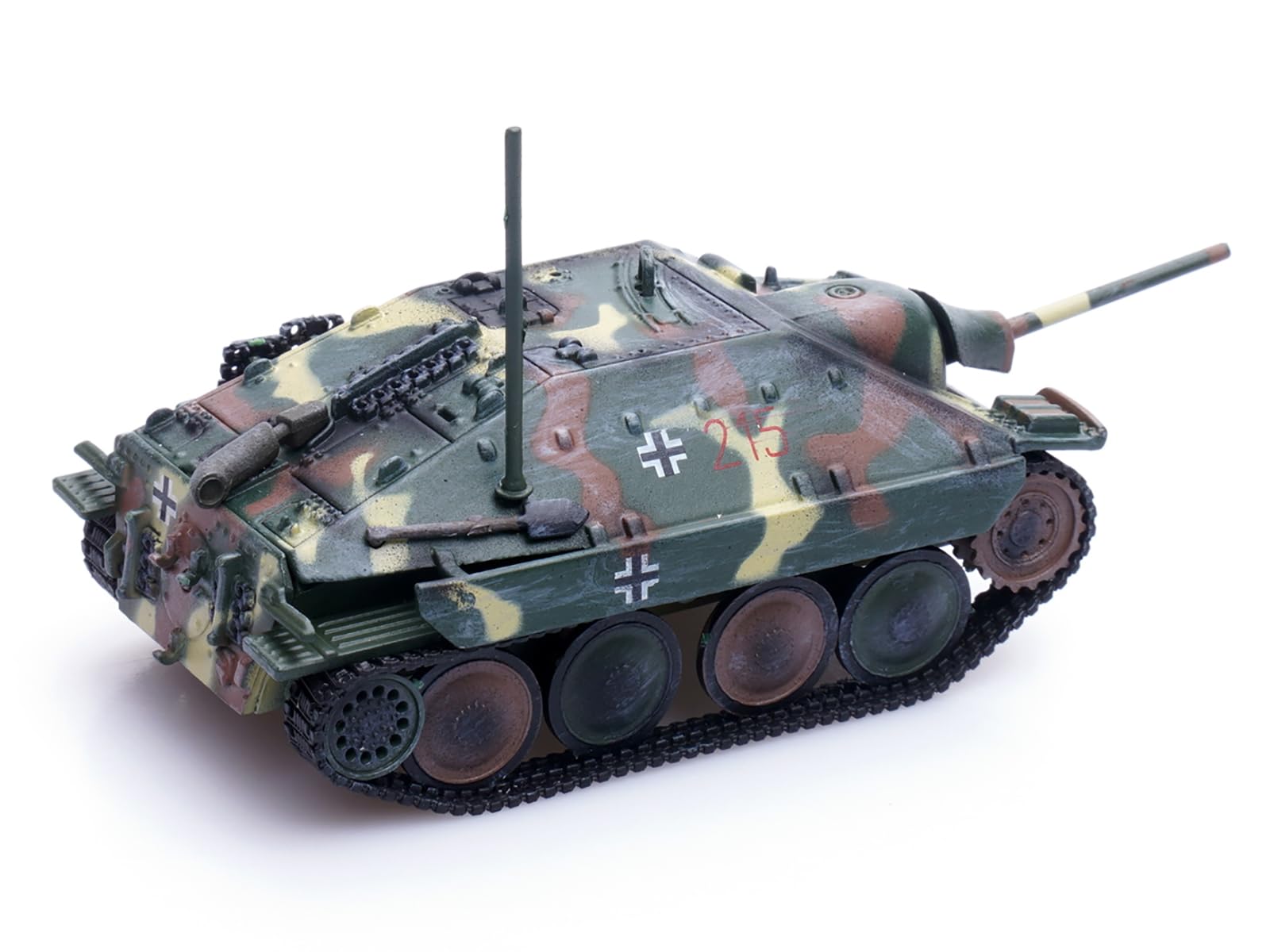 Jagdpanzer 38(T) SD.Kfz. 138/2 Hetzer Tank Destroyer Camouflage German Army World War II 1/72 Diecast Model by Legion LEG-12020LA