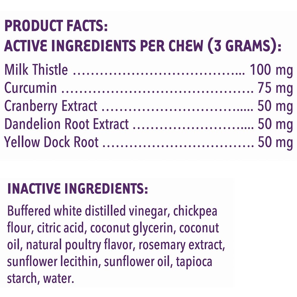 iHeartDogs Advanced Milk Thistle Liver Supplement for Dogs - Dog Liver Support with Milk Thistle, Turmeric Curcumin, Cranberry & Dandelion Root Extract