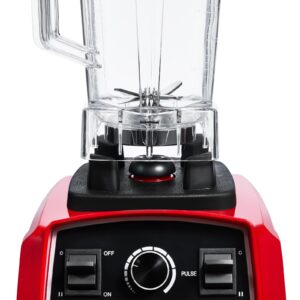 Xuthusman 3HP 2 Liter Blender Professional Milkshake Fresh Juice Blender Heavy Duty Commercial Power Blender Smoothie Mixer 2200W Kitchen Juicer (Red)