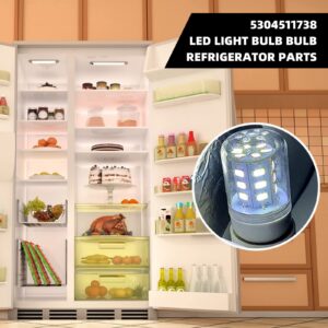 GEAIN 5304511738 Light Bulb Refrigerator 3.5W (110-240V Warm Light) for Frigidaie Refrigerator Light Bulb | LED kei d34l Replacement Light Bulb Refrigerator PS12364857 AP6278388-2 Pack