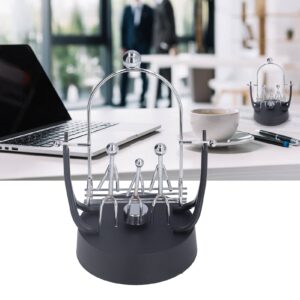 Perpetual Motion Desk Toy Noiseless Swinging Desk Sculpture Silent Motion Office Decor Endless Motion Desk Ornament for Desktop Decorations