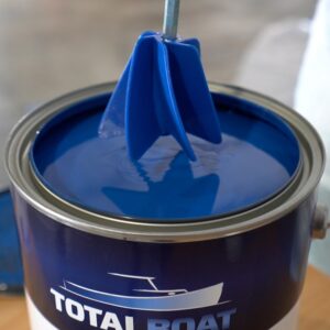 TotalBoat Helix Mixer Drill Attachment - Stirrer Mixes Epoxy Resin, Paint and Silicone - Tool Fits All 3/8” Drills - for Mixing Quart and Gallon Containers