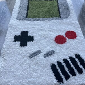 EXIGENT Retro Gamer Handheld Game Console Ultra Soft Anti-Slip Floor Door Mat Rug (GB_Rug)