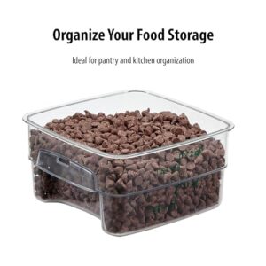 Cambro FreshPro 2Qt Food Storage Container in Clear for Industrial and Kitchen Use, Pantry Organization and Ingredient Freshness