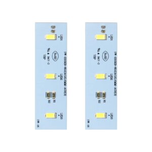 geain sw-bx02b refrigerator led light(2 pcs) for magic chef refrigerator and electrolux refrigerator led light board|refrigerator led light module replacement zbe2350hca,dc 12v