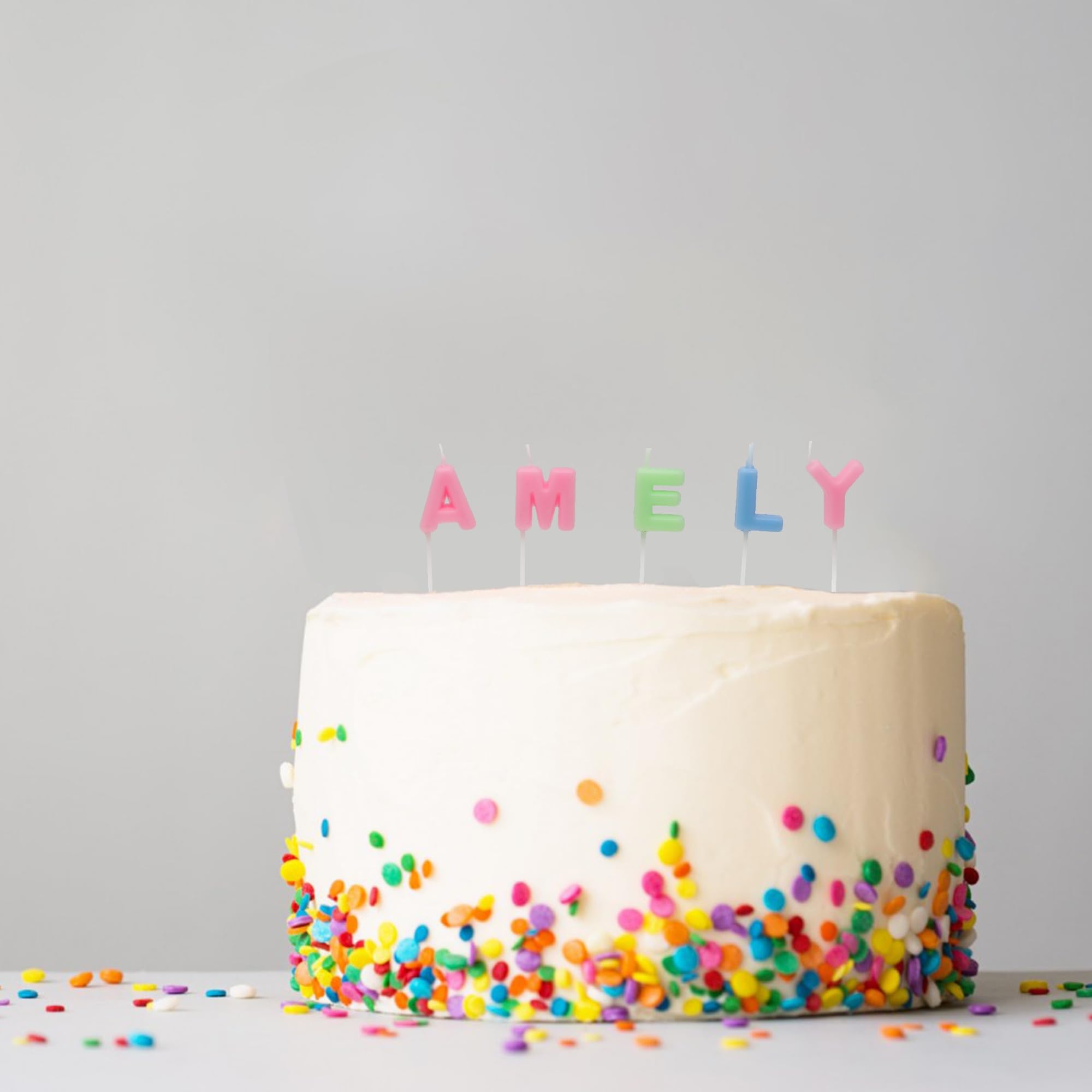 Birthday Candle Letters, Birthday Candles, M Letter Candle, Alphabet Candles, Letters Decor, Personalise Your Cake with Your Name, Name Candles for Name Birthday Cakes, Candle Letter Alphabet A-Z (M)