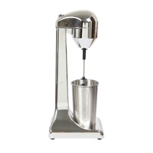 konkenie 110v 100w single head stainless steel milk shaker commercial milkshake maker blender milk shaking machine 23000rpm/min sliver(15.2 * 7 * 4.9in)