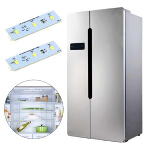 GEAIN SW-BX02B Refrigerator LED Light(2 pcs) for Magic Chef Refrigerator and Electrolux Refrigerator LED Light Board|Refrigerator LED Light Module Replacement ZBE2350HCA,DC 12V