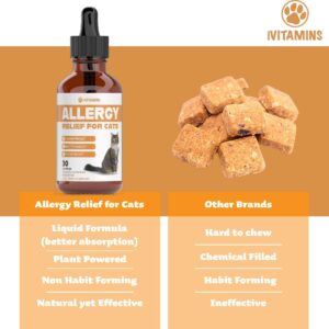 Allergy Relief for Cats | Helps to Naturally Support Allergy & Itch Relief for Cats | Cat Allergy | Cat Itch Relief | Cat Itchy Skin Relief | Cat Allergy Relief for Cats | Cat Supplements & Vitamins