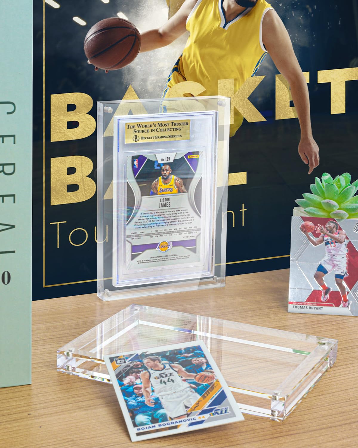 BGS Graded Card Holder Acrylic Frame, Sports Card Display BGS Card Frame