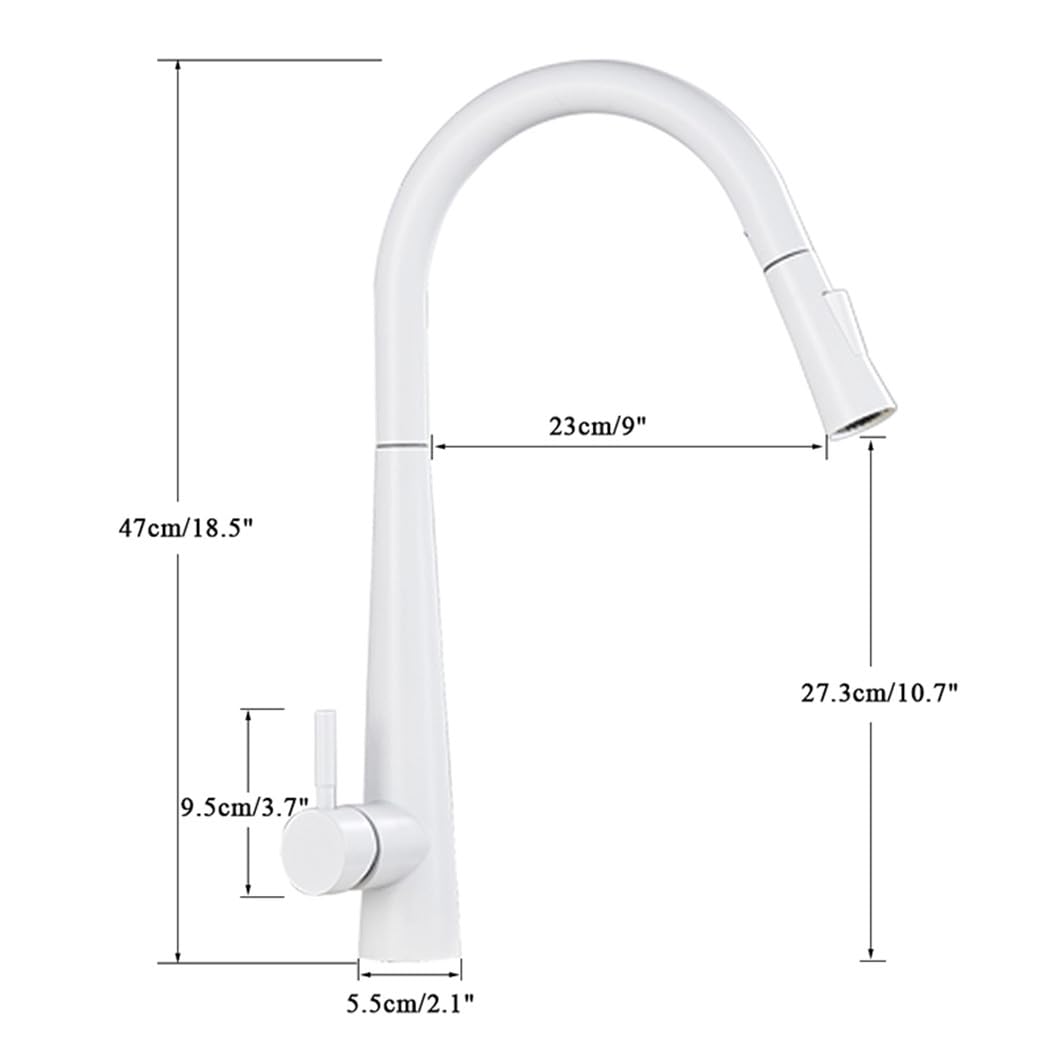 Sensor Kitchen Faucet White Intelligent Touch Inductive Sensitive Faucet Mixer Water Tap Single Handledual Outlet Water