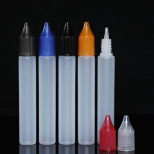 10 Pieces 15ml Unicorn Slender Dropper Bottles Liquid Ink Bottles with Child Proof Caps