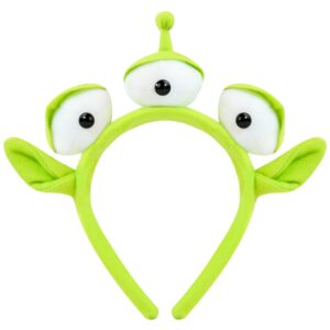 oufegm alien headband three-eyed headband for kids toy monster story plush headwear hat accessories for party costume accessories halloween costumes