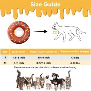 3 Pieces Cat Cone Collar Soft, Cat Donut Collar, Adjustable Cat Surgery Collar for Wound Healing, Elizabeth Collars are Suitable for Cats, Kittens, Puppies, Puppies After Surgery