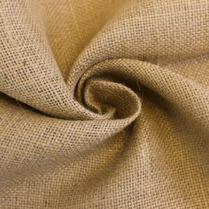 texco inc solid color minimal stretch 40" wide 100% jute burlap fabri, art, craft, wrap, home diy apparel fabric, natural 5 yards