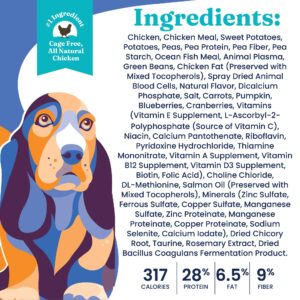 Solid Gold Fit and Fabulous Chicken - Nutrientboost Dry Dog Food for Weight Control - Digestive Probiotics for Dogs Grain & Gluten Free High Fiber & Low Fat - Omega, Superfoods & Antioxidants - 22 LB