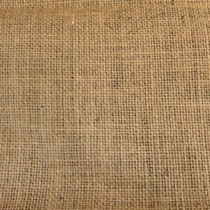 Texco Inc Solid Color Minimal Stretch 40" Wide 100% Jute Burlap Fabri, Art, Craft, Wrap, Home DIY Apparel Fabric, Natural 5 Yards