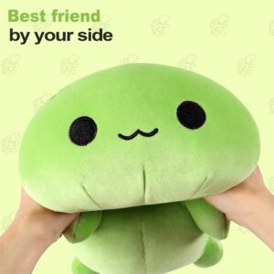 Onsoyours Sea Turtle Cute Plush, Green Soft Stuffed Animal Turtle Plush Pillow, Tortoise Kawaii Plushie Toy for Kids (Green Turtle, 13")