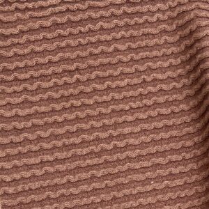 Texco Inc Rib Poly Rayon Spandex Heavy Weight Ribbed/4-Way Stretch/Knit Apparel DIY Fabric, Red Brown 2 Yards