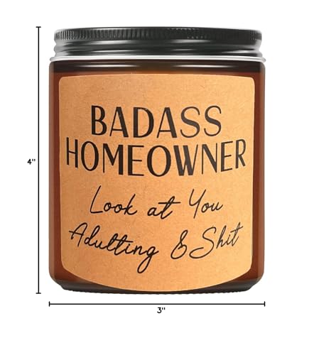 Candles Gifts for Home - House Warming Gifts New Home Women Men - Funny Housewarming Gifts for New House - New Home Candle for homeowner