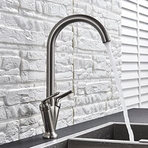 widespread faucet, kitchen sink faucet for bar farmhouse commercial, bath kitchen sink faucets, brushed nickle dual handle kitchen basin faucets, deck mounted hot & cold water mixer basin sink taps