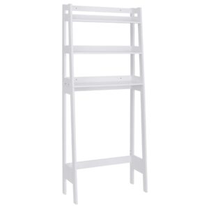 ZENY 3-Tier Over-The-Toilet Space Saver Organizer Rack, Over The Toilet Storage, Freestanding above Toilet Stand for Bathroom, Restroom, Laundry, White