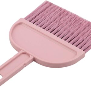 Plastic Mini Broom and Dustpan,Mini Cleaning Brush with Dustpan Set Desktop Cleaning Accessories,Pink with Dustpan Set,Plastic Mini Broom and Dustpan,Desktop Cleaning Set