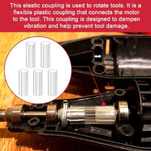 Rotary Multi-Tool Coupling Parts, Fits for Dremel 395 Corded Multi-Tool Replacement Coupling 2615294309 (5 Pcs)