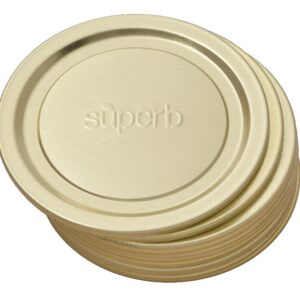 Superb Wide Mouth Mason Jar Canning Lids – Made in the USA (2 Boxes - 12 Lids Each)