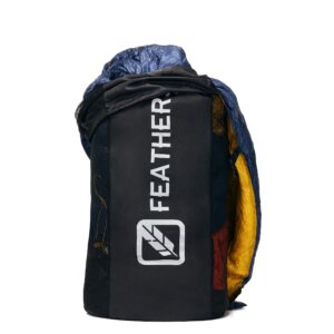 featherstone extra large mesh storage bag 115 liters - versatile polyester netted bags for storing outdoor gear, sleeping bag or quilt, laundry, or other sport equipment