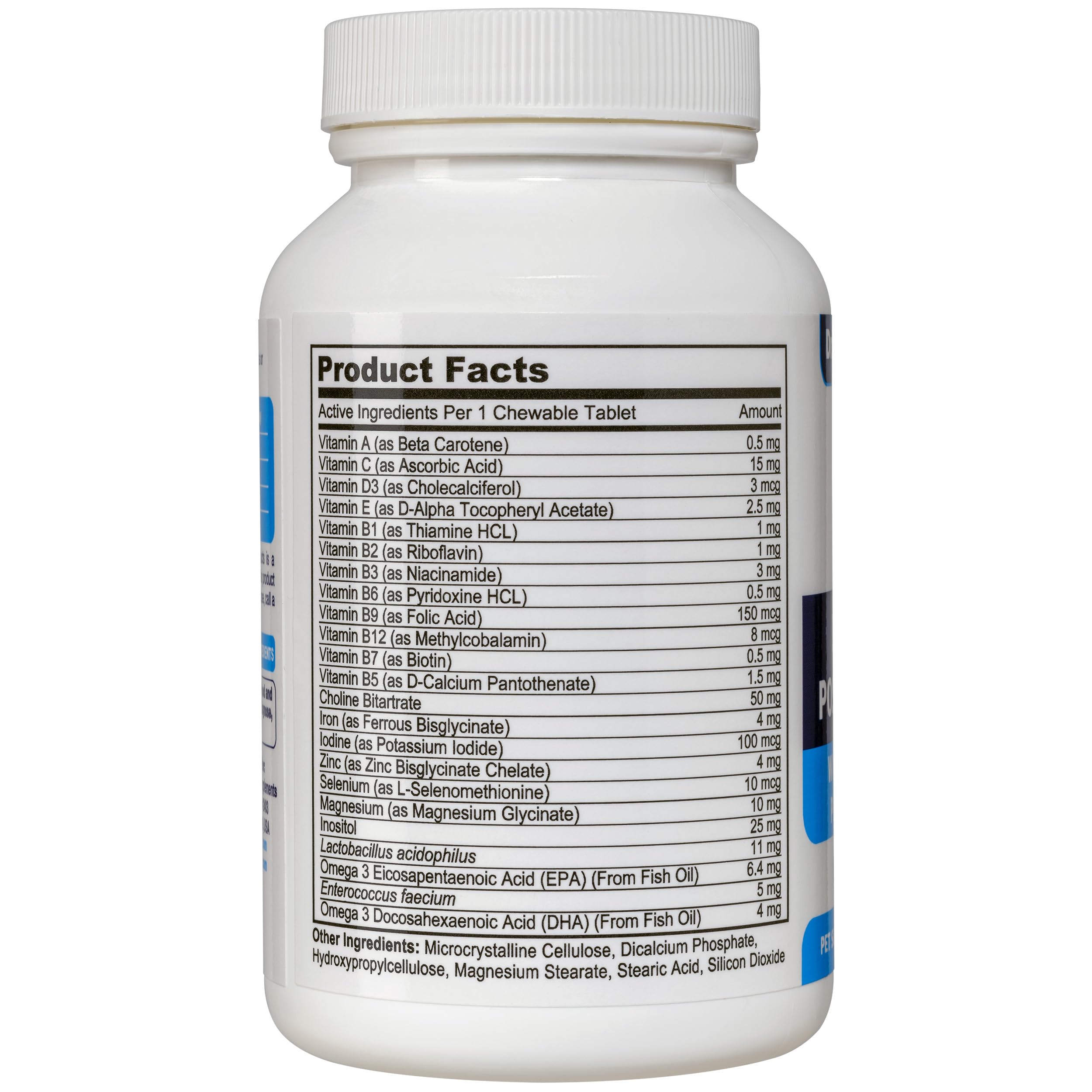 Dog Prenatal Vitamins. The Only Prenatal Vitamins for Dogs with Omega 3, Probiotics, Choline & Inositol, Key for Mother & Puppies. 2in1 Postnatal & Prenatal Dog Vitamins + Folic Acid 90 Tablets