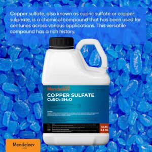 Copper Sulfate Crystals 5 Lb, Granular EPA Free