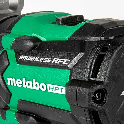 Metabo HPT 36V MultiVolt Cordless ½-Inch Hammer Drill Kit 1,400 in-lbs. Max Torque Reactive Force Control Optional AC Adapter DV36DC