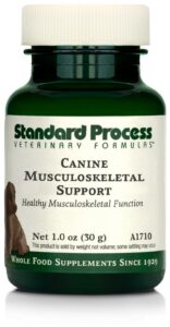 standard process canine musculoskeletal support - bone & joint health formula for pets - canine musculoskeletal support supplement - supplement for dogs to aid joint comfort & muscle health - 30 g