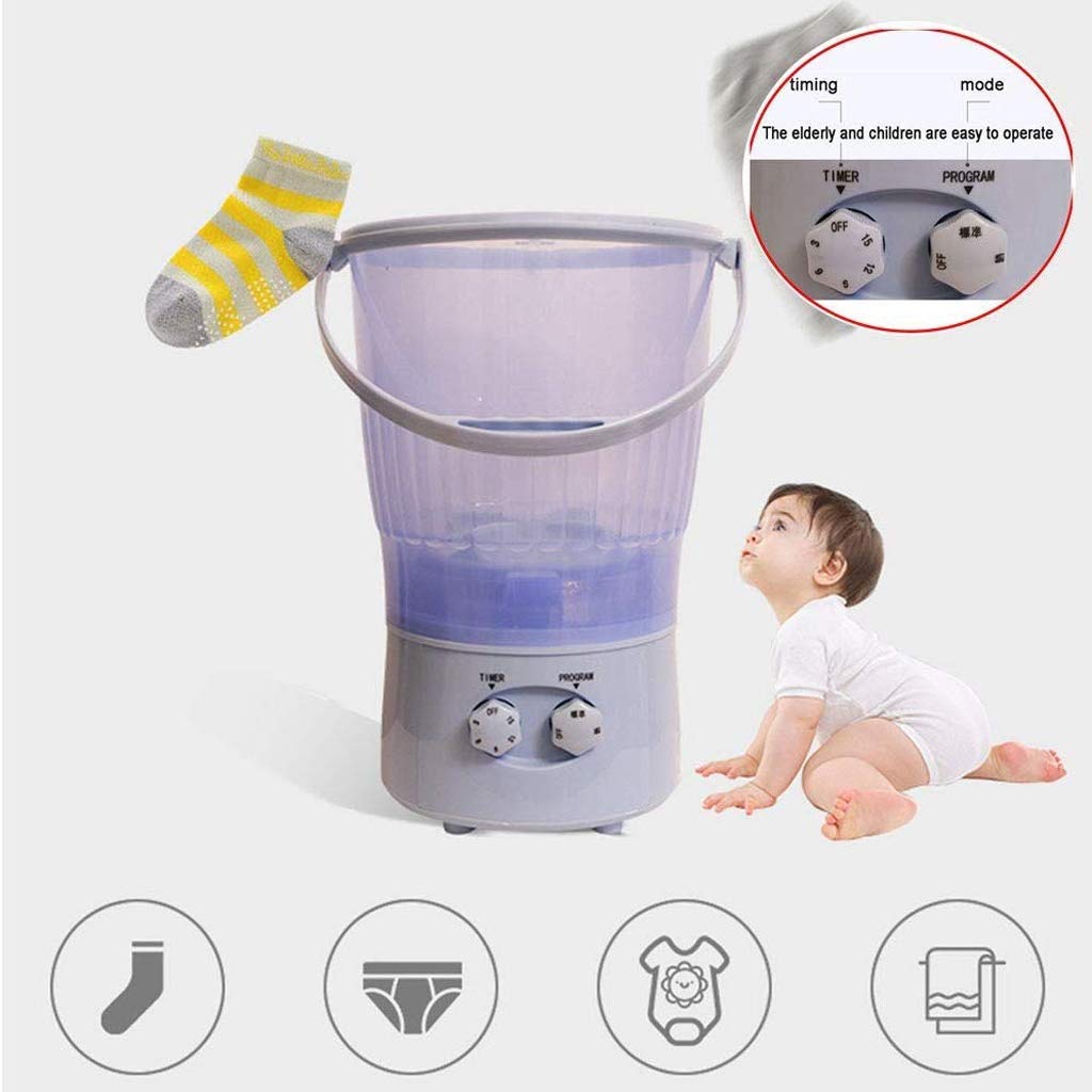 As Seen On TV Wonder Washer - a Portable Mini Clothes Washing Machine That goes Anywhere - Ideal for Cleaning Clothes On The Go - 10 Liter Capacity