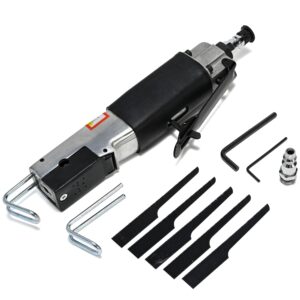 Air Reciprocating Saw Kit, Pneumatic Metal Cutting Saw Tools with 6pcs 24T 32T Blades, Handheld Power Metal Saw, Heavy Duty Aluminum Alloy Saber Saw