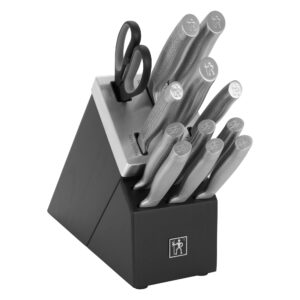 HENCKELS Diamond Knife Block Set, 13, Stainless Steel